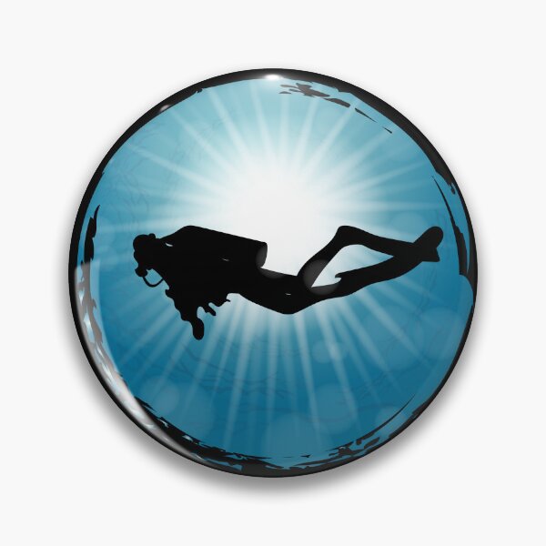 Item preview, Deep Water Diver Ocean Underwater designed and sold by TheInkElephant.