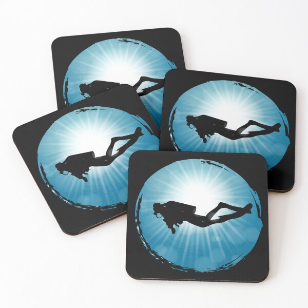 Item preview, Deep Water Diver Ocean Underwater designed and sold by TheInkElephant.