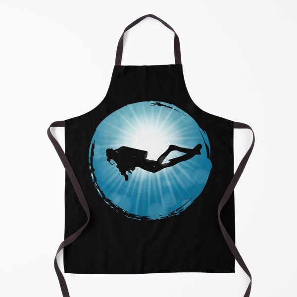 Item preview, Deep Water Diver Ocean Underwater designed and sold by TheInkElephant.