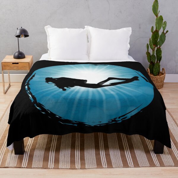 Item preview, Deep Water Diver Ocean Underwater designed and sold by TheInkElephant.