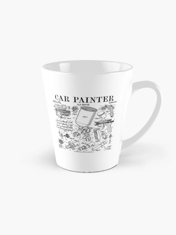 Car Automotive Painter Paint Spray Gun Vintage Patent Print Coffee Mug for  Sale by GrandeDuc