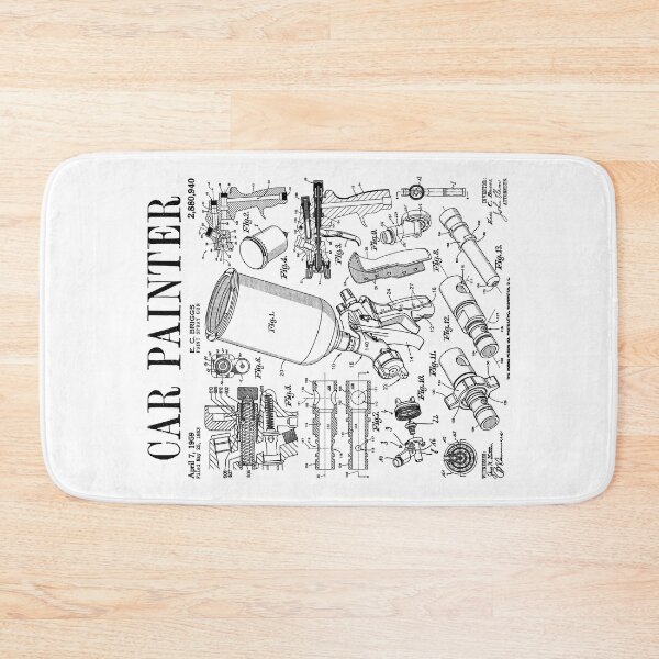 Item preview, Car Automotive Painter Paint Spray Gun Vintage Patent Print designed and sold by GrandeDuc.
