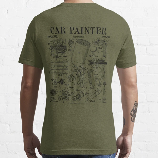 Car Automotive Painter Paint Spray Gun Vintage Patent Print Sticker for  Sale by GrandeDuc