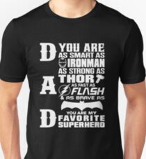 Dad - Superhero - Dad Gifts For Father's Day Unisex T-Shirt