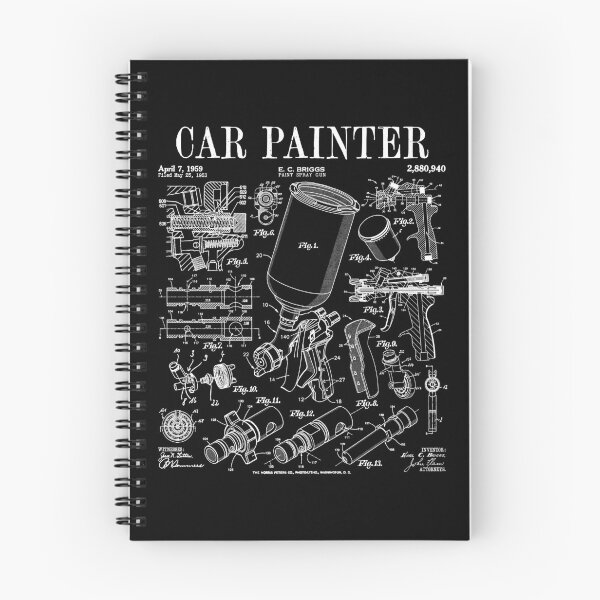 Item preview, Car Automotive Painter Paint Spray Gun Vintage Patent Print designed and sold by GrandeDuc.