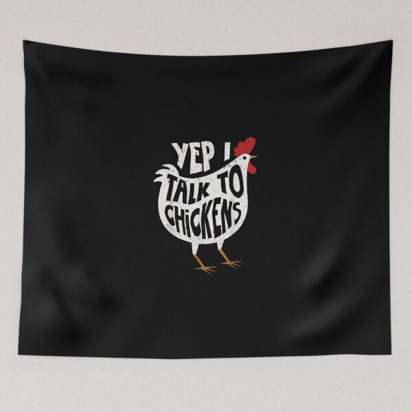 Item preview, Yep I Talk To Chickens  designed and sold by skyarty.