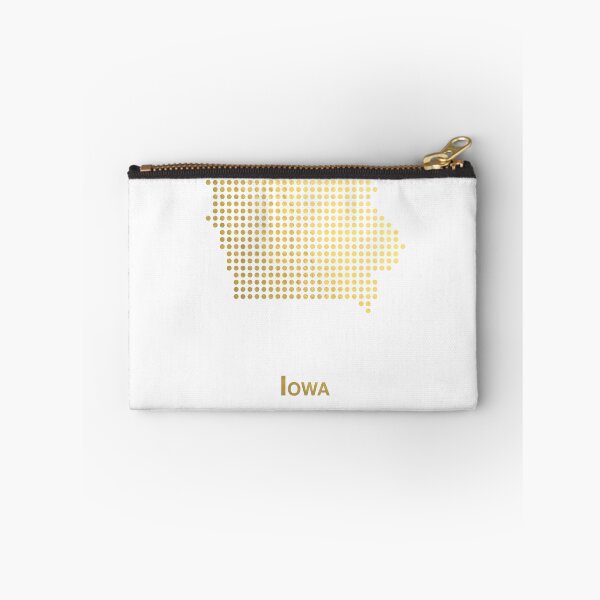 Item preview, Iowa gold dotted map designed and sold by captaingursel.
