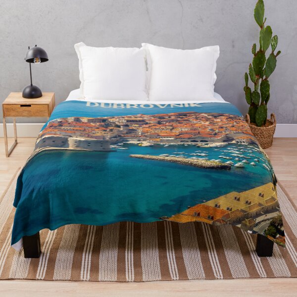 Item preview, Dubrovnik, Old Town, Ragusa, Croatia, beautiful photo to digital painting designed and sold by Orianah.