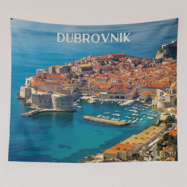 Item preview, Dubrovnik, Old Town, Ragusa, Croatia, beautiful photo to digital painting designed and sold by Orianah.