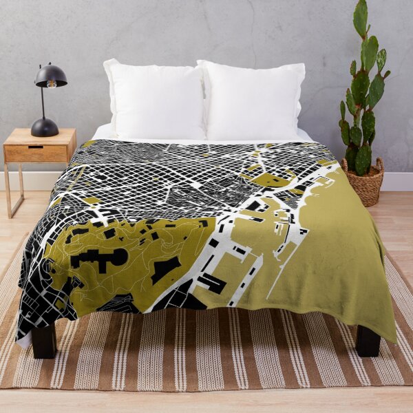 Item preview, Barcelona map illustration designed and sold by akstinaite.