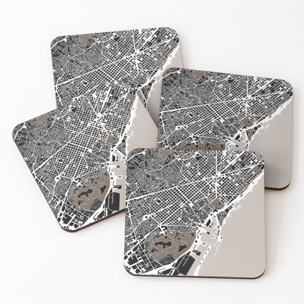 Item preview, Barcelona map illustration designed and sold by akstinaite.