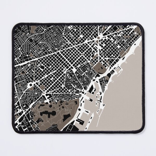 Item preview, Barcelona map illustration designed and sold by akstinaite.