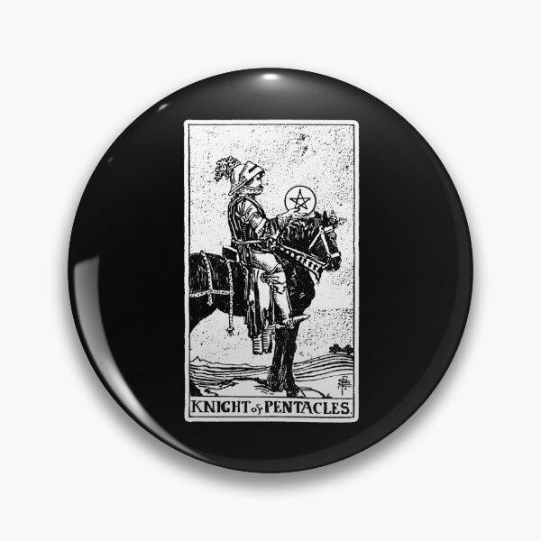 Item preview, Knight of Pentacles - Tarot Card - Major Arcana - fortune telling - occult designed and sold by createdezign.