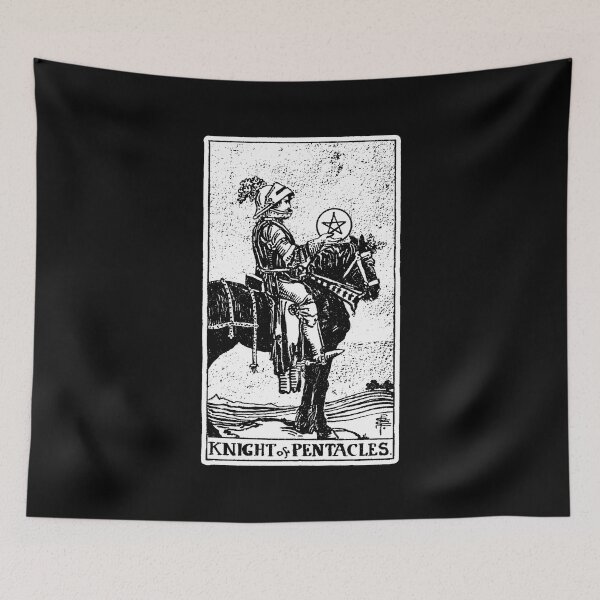 Item preview, Knight of Pentacles - Tarot Card - Major Arcana - fortune telling - occult designed and sold by createdezign.