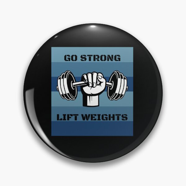 Item preview, Go Strong Lift Weights - Gym Lover designed and sold by LMoonDesigns.