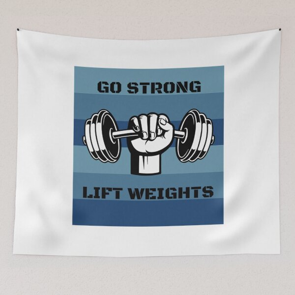 Item preview, Go Strong Lift Weights - Gym Lover designed and sold by LMoonDesigns.