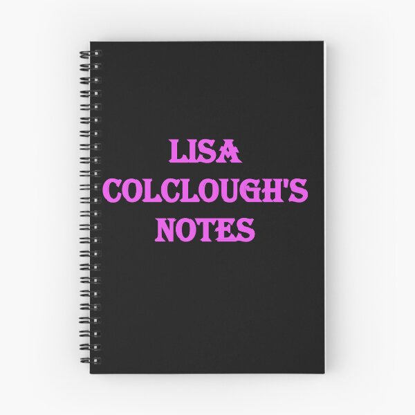 Item preview, Lisa Colclough Spiral Notebook designed and sold by TeesbyGinyard.