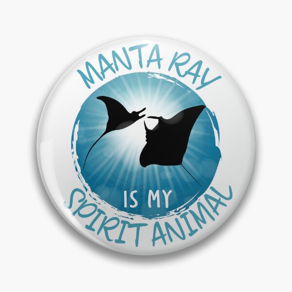 Item preview, Manta Ray is my Spirit Animal designed and sold by TheInkElephant.