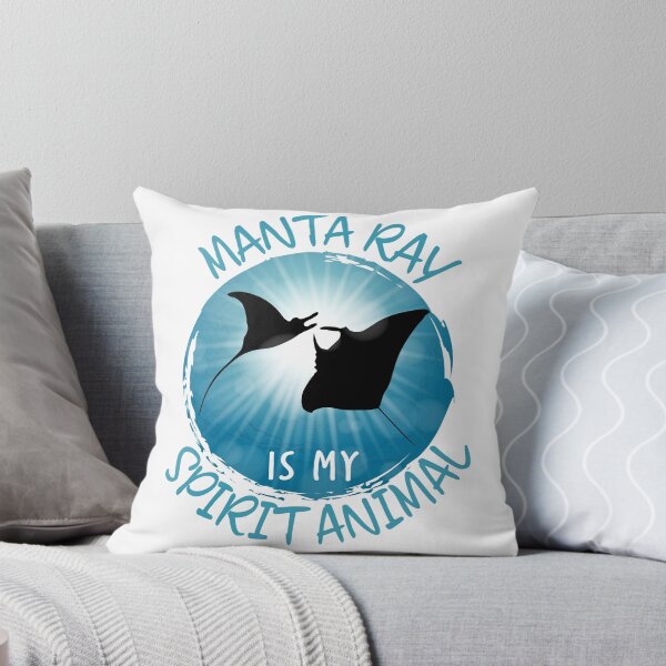 Item preview, Manta Ray is my Spirit Animal designed and sold by TheInkElephant.