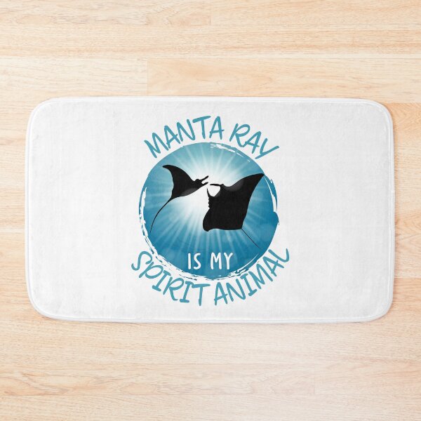 Item preview, Manta Ray is my Spirit Animal designed and sold by TheInkElephant.