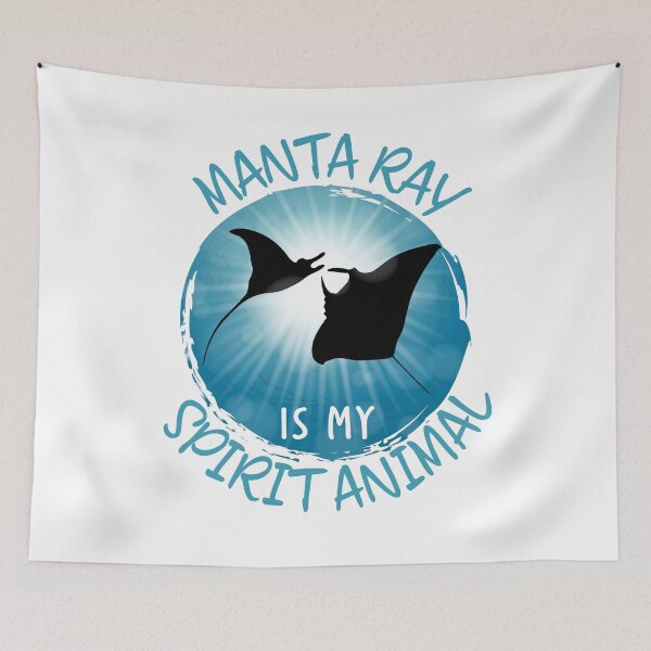 Item preview, Manta Ray is my Spirit Animal designed and sold by TheInkElephant.