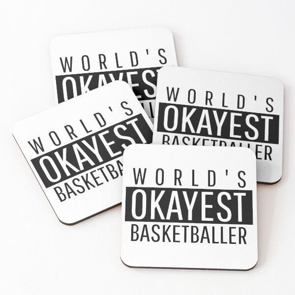 Item preview, World's Okayest Basketballer designed and sold by Sunset-1.