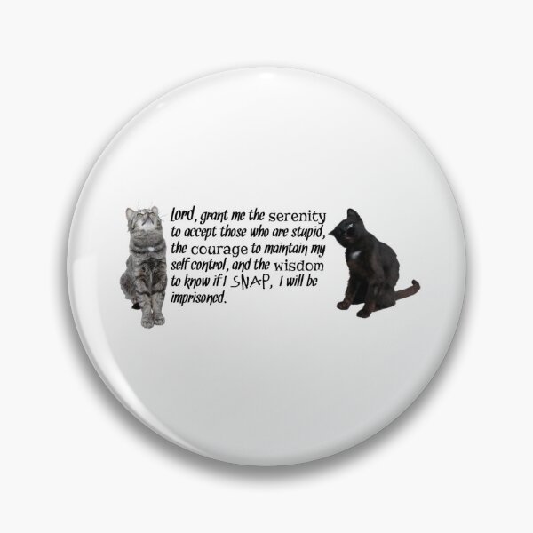 Item preview, Funny Serenity Prayer With Cats  designed and sold by TwinkleBaby.