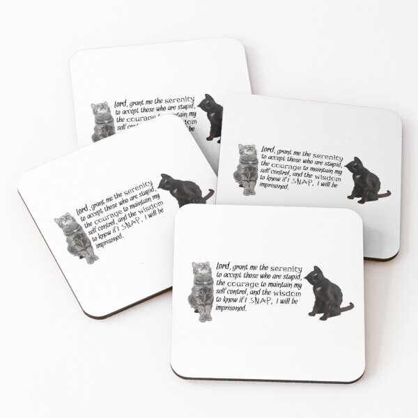 Item preview, Funny Serenity Prayer With Cats  designed and sold by TwinkleBaby.