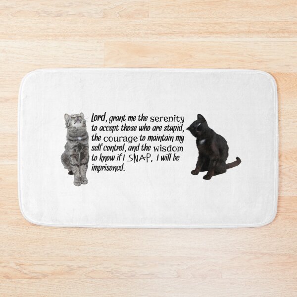 Item preview, Funny Serenity Prayer With Cats  designed and sold by TwinkleBaby.