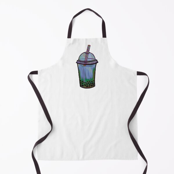Item preview, Abstract Blue Boba Tea Illustration designed and sold by ZaraRoza.