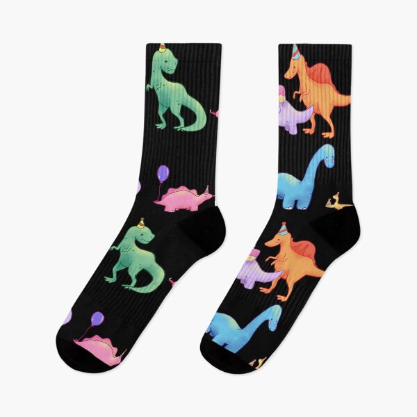 Item preview, Dino Party (Pattern--Dark) designed and sold by StellariArt.