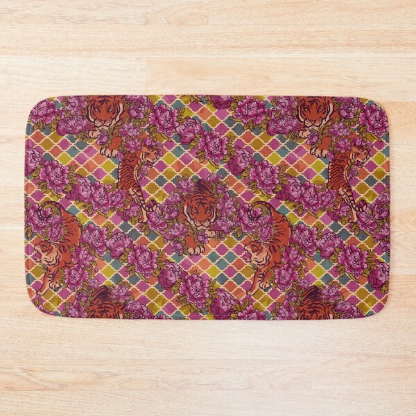 Item preview, Sophisticated Tile pattern with tiger designed and sold by ArtInPi.