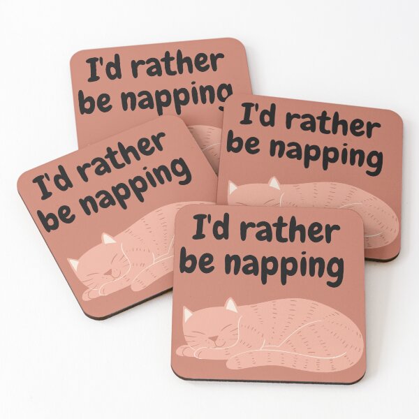 Item preview, I'd rather be napping cat design designed and sold by Marwa02.