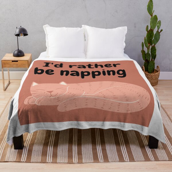 Item preview, I'd rather be napping cat design designed and sold by Marwa02.