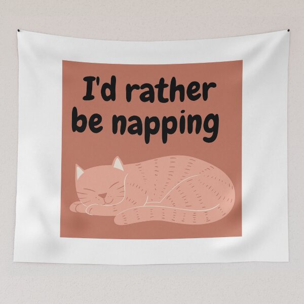 Item preview, I'd rather be napping cat design designed and sold by Marwa02.