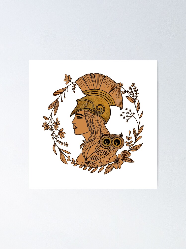 Athena  Sticker for Sale by Snuggly