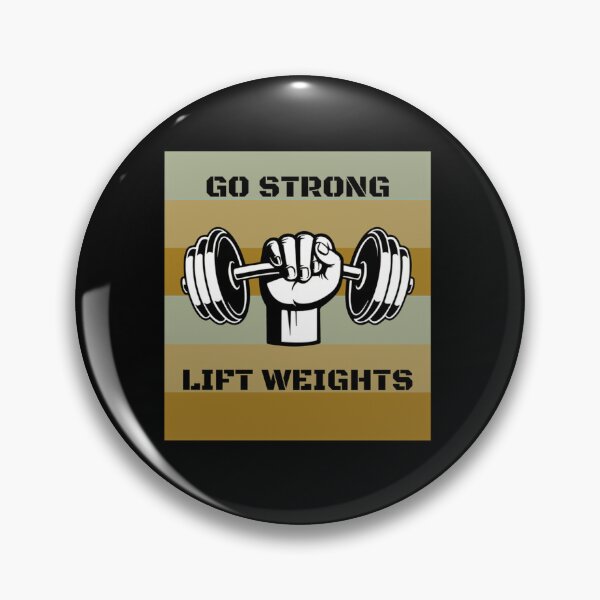 Item preview, Go Strong Lift Weights - Gym Lover designed and sold by LMoonDesigns.
