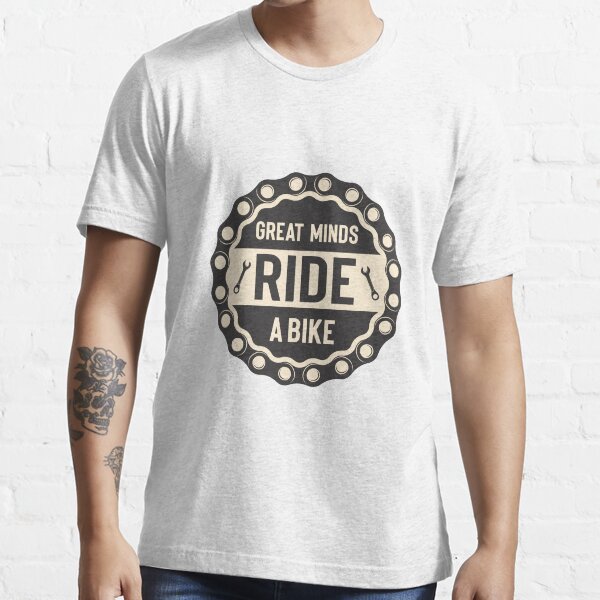 Item preview, GREAT MINDS RIDE A BIKE designed and sold by w1ckerman.