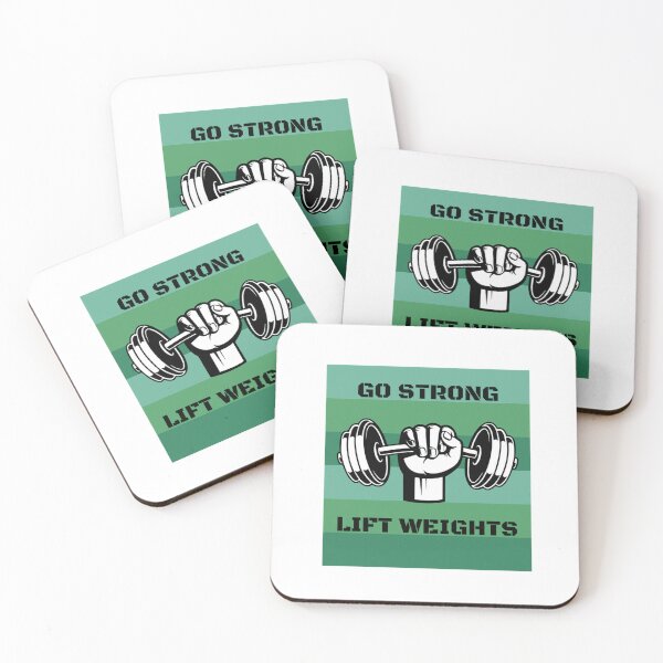 Item preview, Go Strong Lift Weights - Gym Lover designed and sold by LMoonDesigns.
