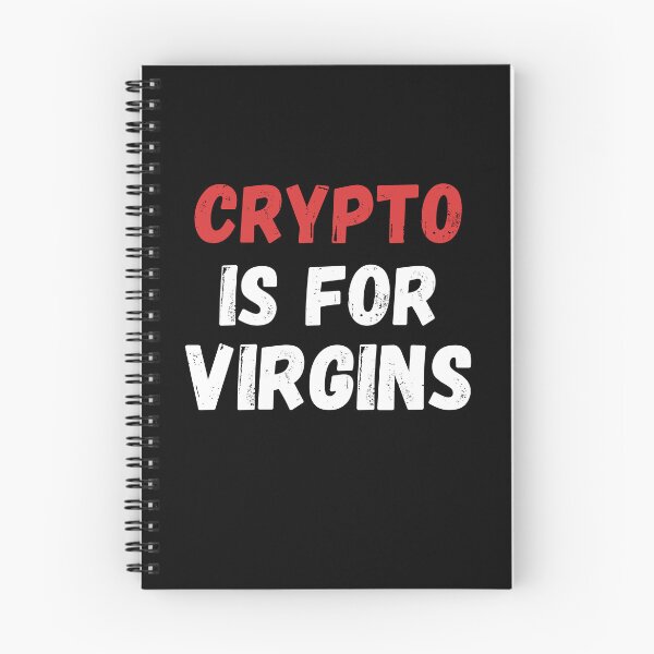 Item preview, crypto is for virgins designed and sold by LUX2Boutique ★★★★★.