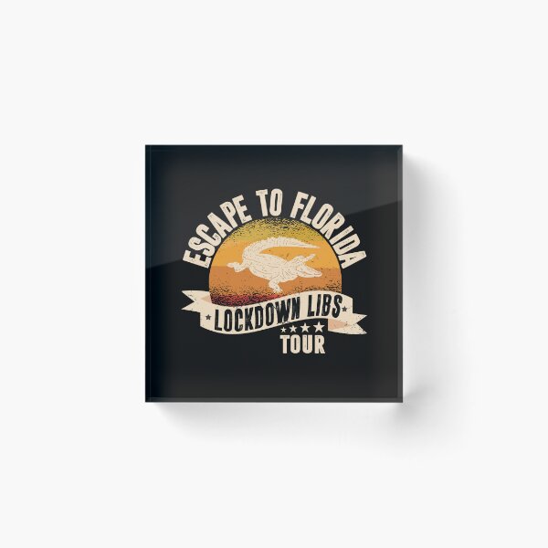 Item preview, Escape To Florida Funny Vintage Ron DeSantis Sarcasm Retro designed and sold by GraphifyArt.