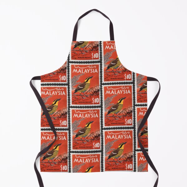 Item preview, Vintage 1965 stamp from Malaysia featuring a native bird designed and sold by CoreImaging.