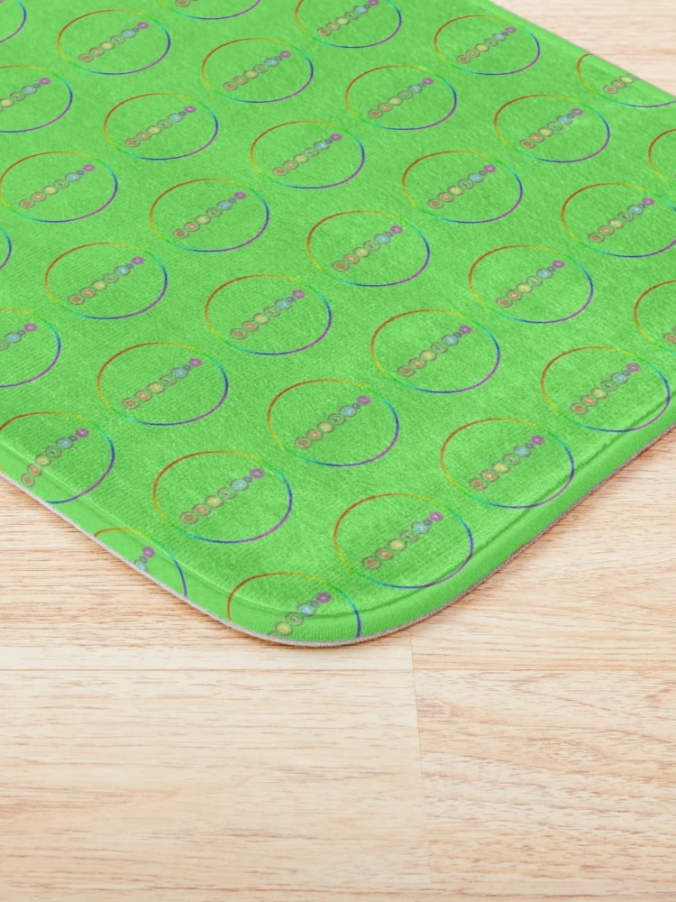 Thumbnail 3 of 6, Bath Mat, Chakra Vibrations designed and sold by InfinitePathArt.