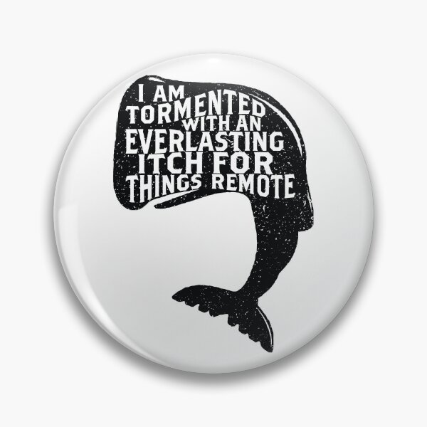 Item preview, Moby Dick Quote Whale Poster - Travel quote print - Classic Literature art print designed and sold by the50ftsnail.