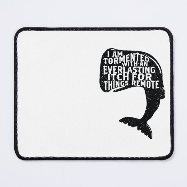 Item preview, Moby Dick Quote Whale Poster - Travel quote print - Classic Literature art print designed and sold by the50ftsnail.