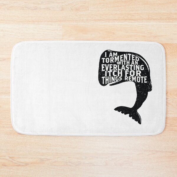 Item preview, Moby Dick Quote Whale Poster - Travel quote print - Classic Literature art print designed and sold by the50ftsnail.