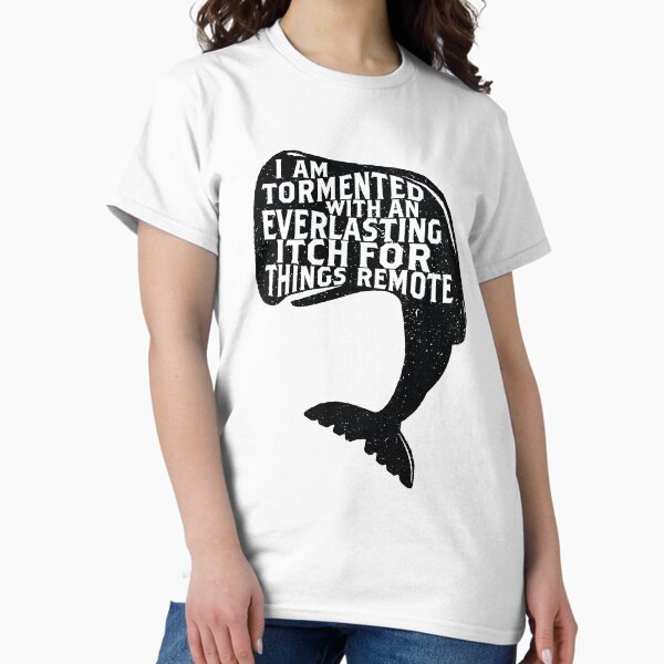 Item preview, Moby Dick Quote Whale Poster - Travel quote print - Classic Literature art print designed and sold by the50ftsnail.