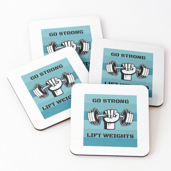 Item preview, Go Strong Lift Weights - Gym Lover designed and sold by LMoonDesigns.