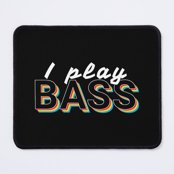 Item preview, I Play Bass Colorful Text designed and sold by nightsworthy.