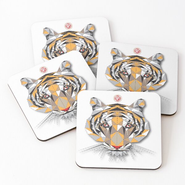 Item preview, Tigerlowpoly Black designed and sold by mingmushi.